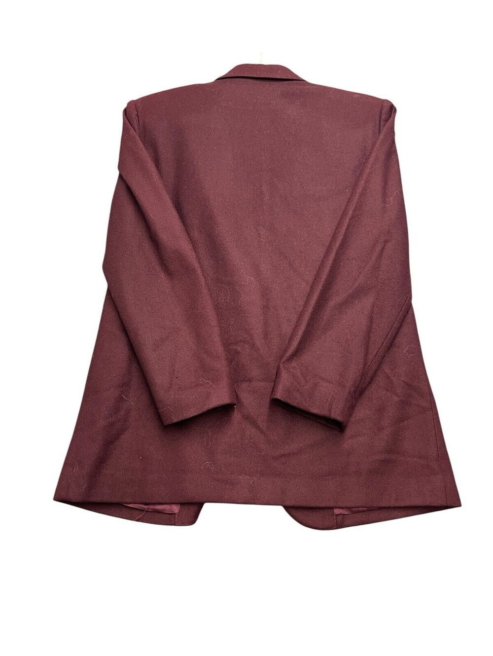 Vintage Sag Harbor Burgundy Wool Blazer – Size 8 - Picture 4 of 7